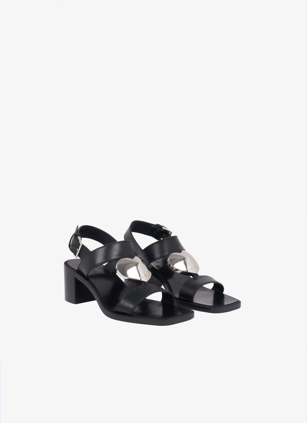 LE CŒUR  SANDALS IN LAMBSKIN ALAÏA BLACK LE CŒUR  SANDALS IN LAMBSKIN